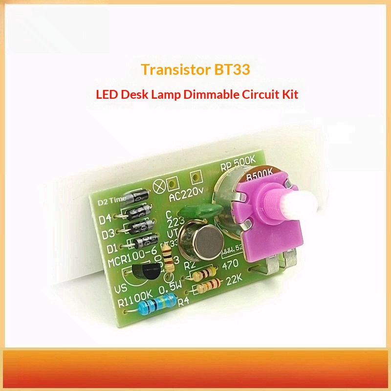 Diy Electronics Desk - Transistor BT33 bureaulamp dimbare circuitkit, elektronische