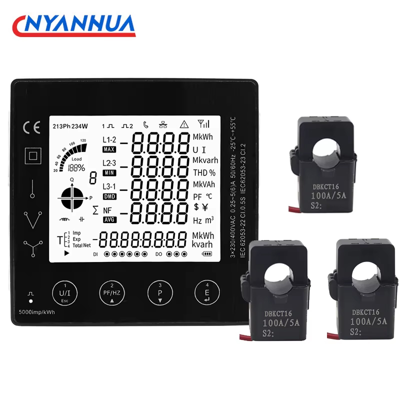 Diy Electronics Store - 3 Fase Energieverbruik Meter Smart Kwh