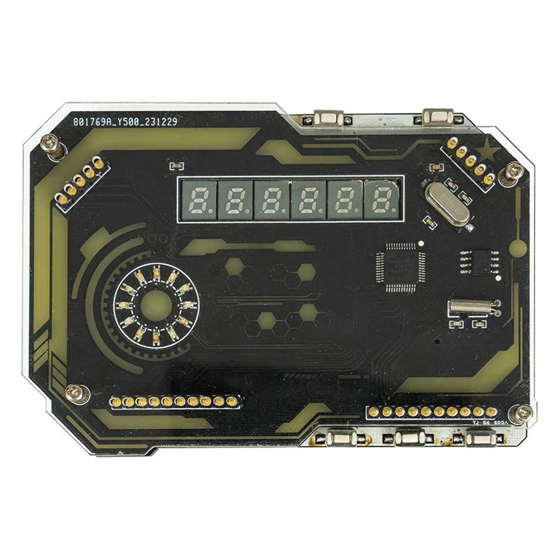 Diy Innovative Electronics - ABLU-Desktop digitale klok Elektronische doe-het-zelfkit Cyberpunk