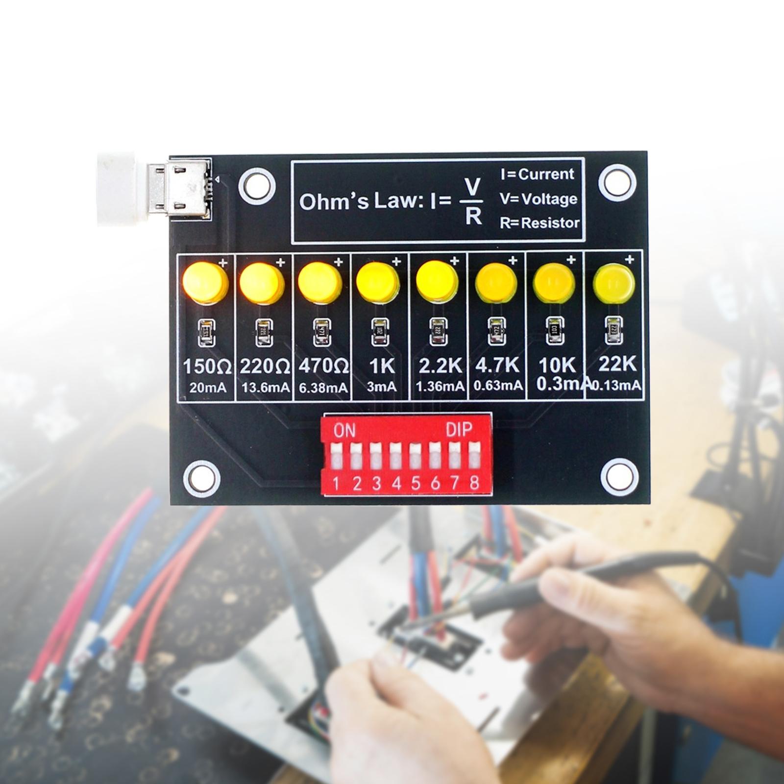 Diy Electronics Wire - DIY Soldeerpraktijkset Ohm's Wet Leerbord Metaal