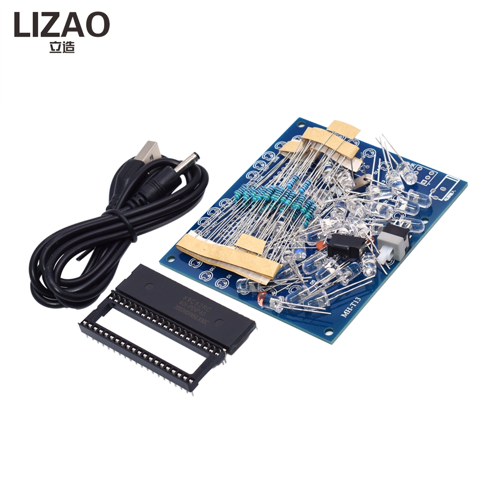 Diy Electronics Course - DIY elektronische kit hartvormige kleurrijke verblindende