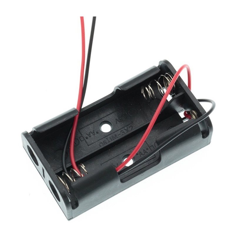 Diy Electronics Wire - AAAEL-100 Stuks 2AA Batterijhouder Doos Met