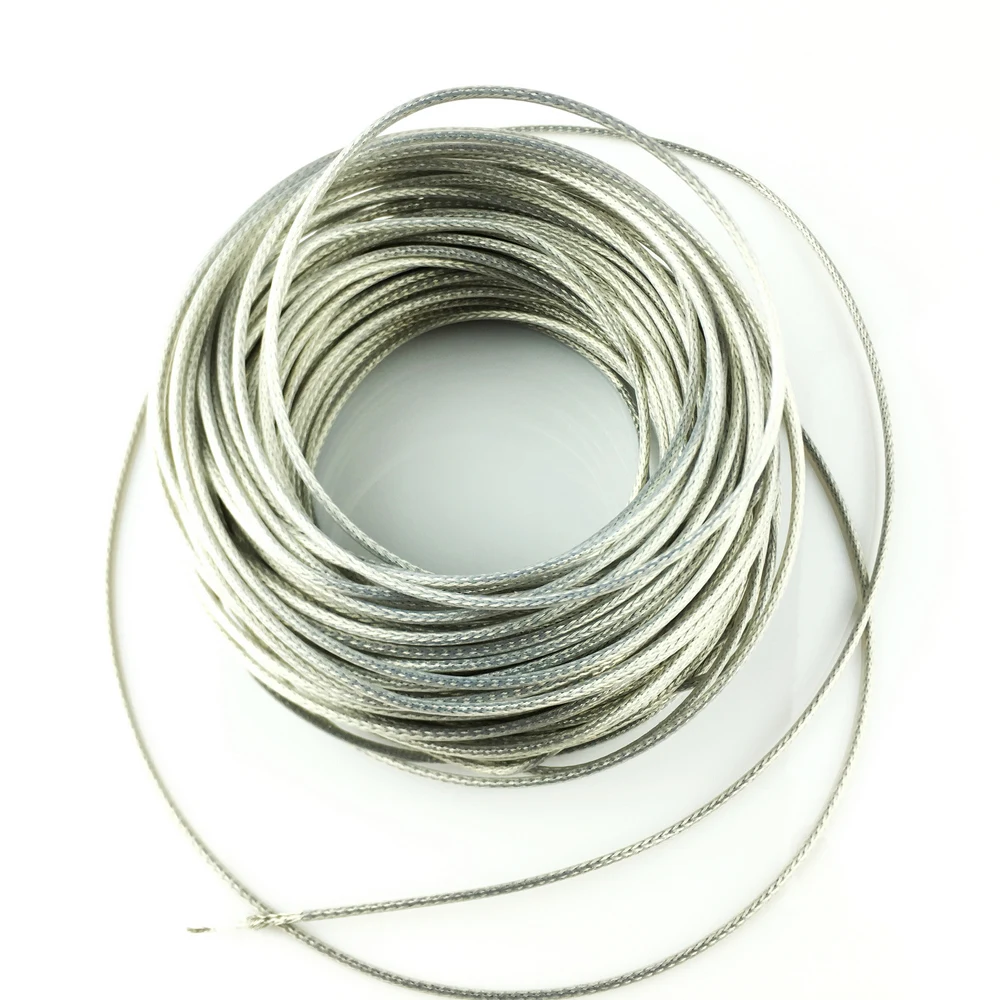 Diy Electric Guitar Electronics - PTFE Zuurstofvrij Koper Verzilvering Gevlochten Afgeschermde