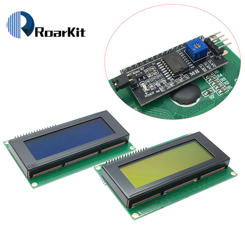 I2C Lcd Display - Lcd Module Blauw/Geel Groen Scherm HD44780