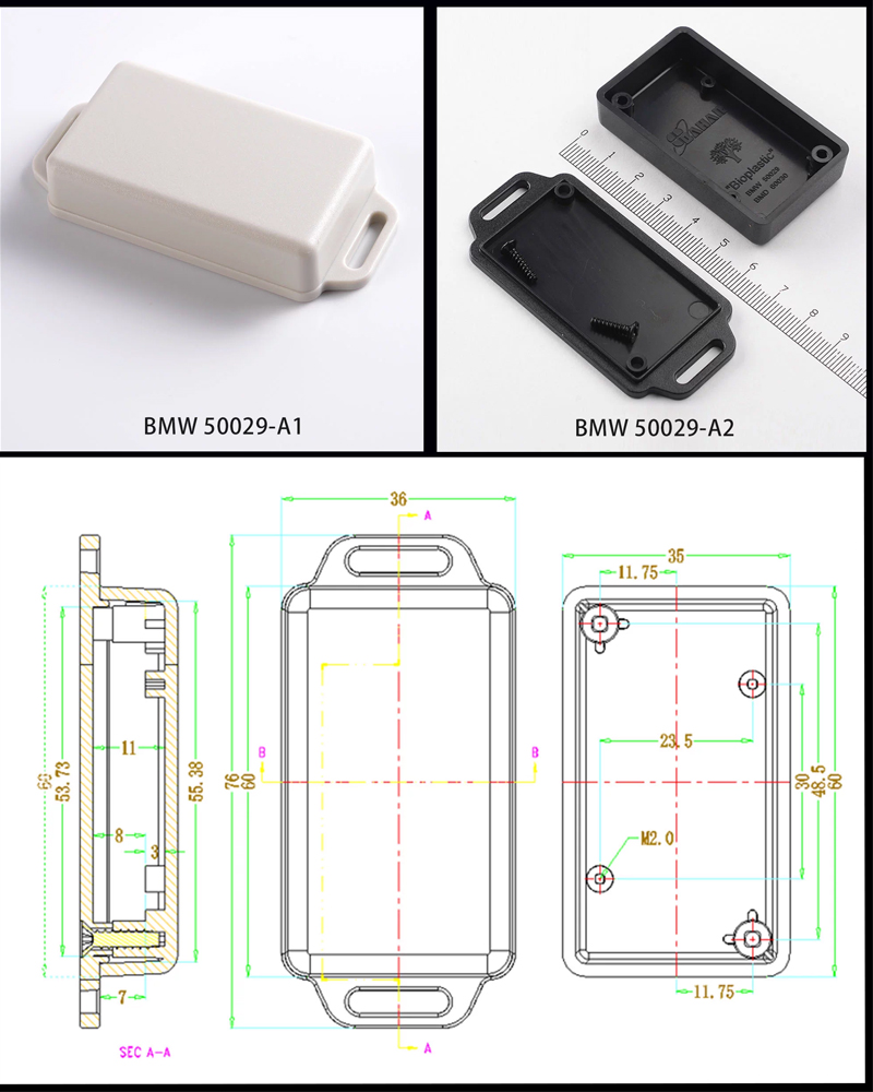 Diy Electronics Desk - Universele DIY ABS Plastic Behuizing Controlebox