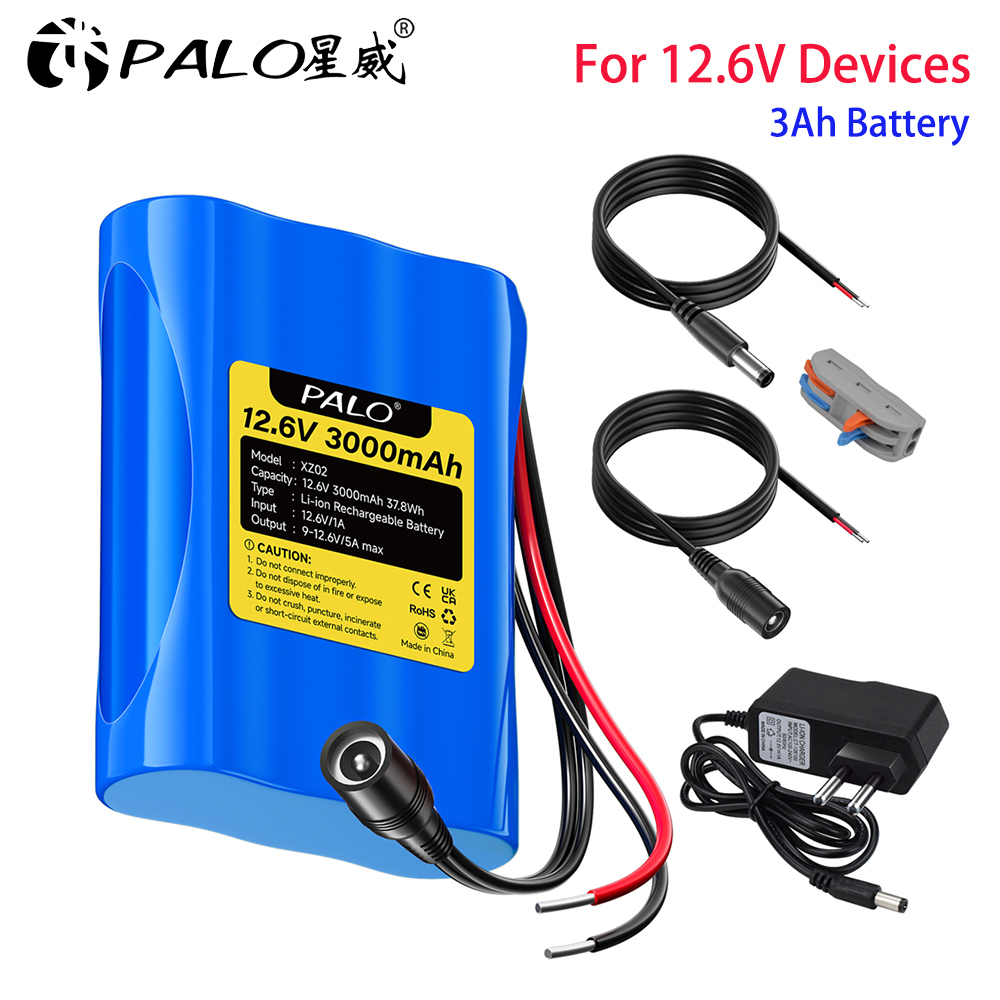Diy Boat Electronics - 12.6V 3000mAh Oplaadbare Batterij 3Ah Lithium