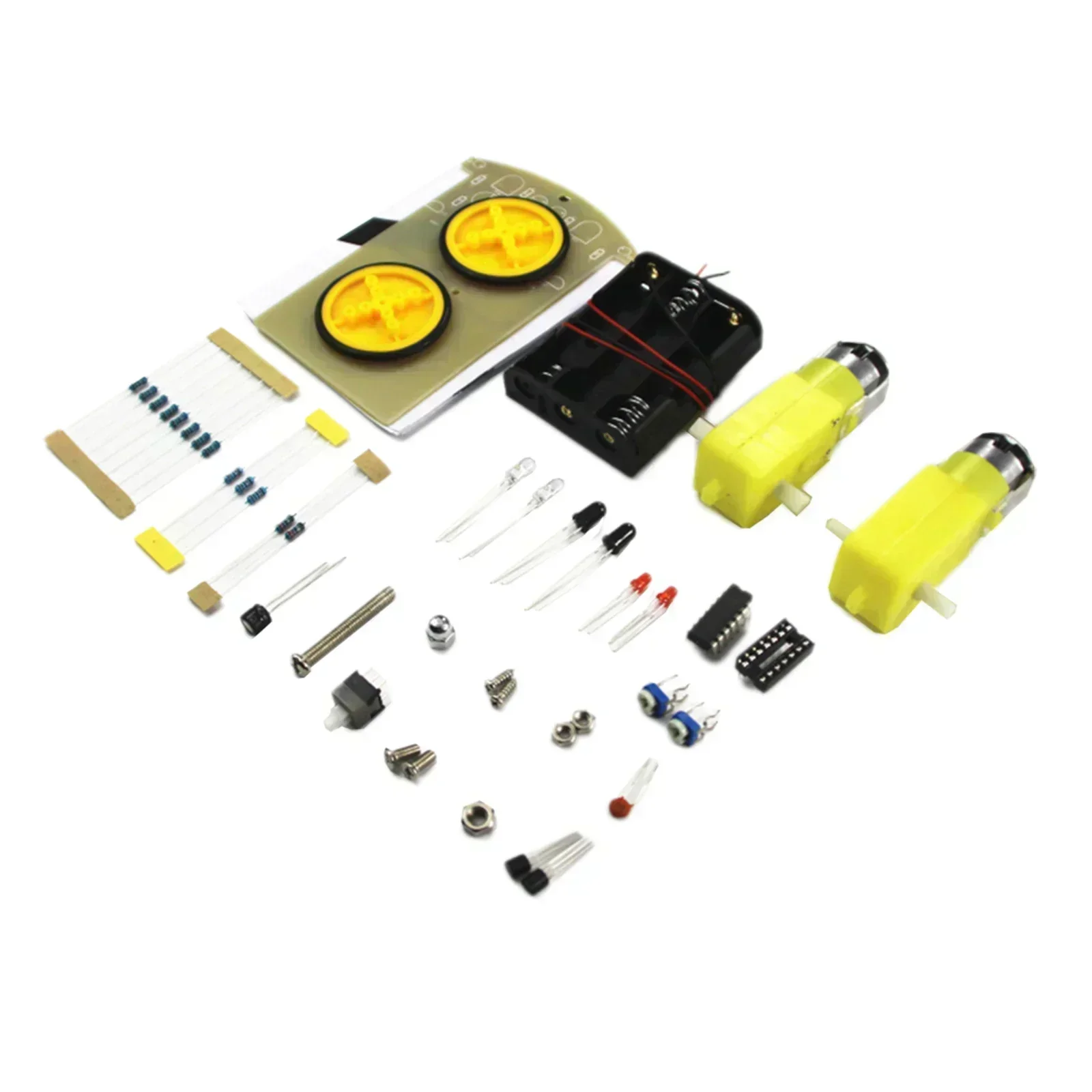 Diy Innovative Electronics - Elektronische Smart Patrol-voertuig-DIY-kit met intelligente trackingfuncties