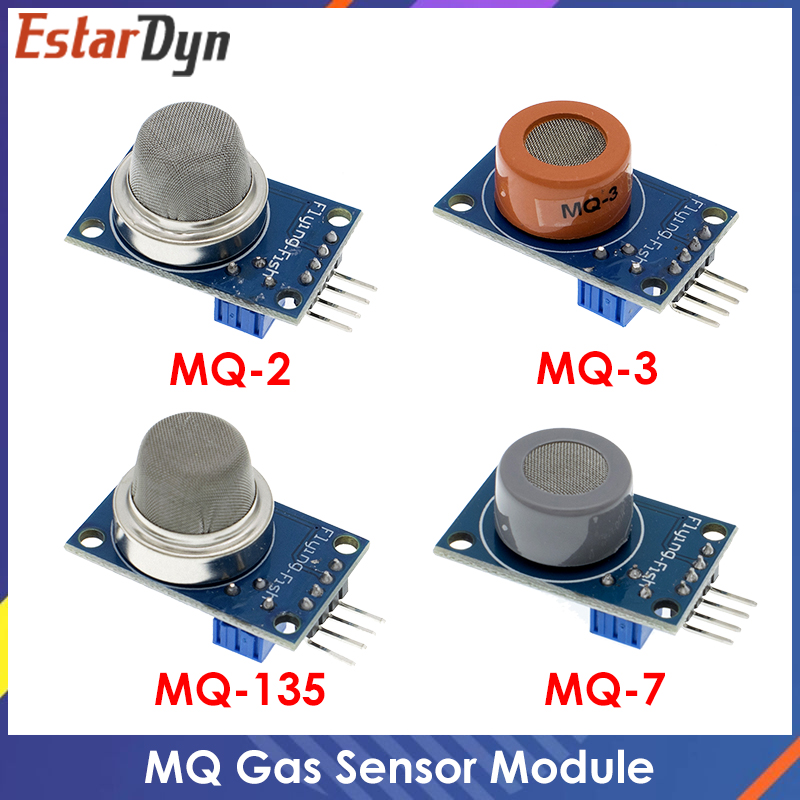 Diy Analog Electronics - MQ-2 MQ-3 MQ-7 MQ-135 Detectie Rook
