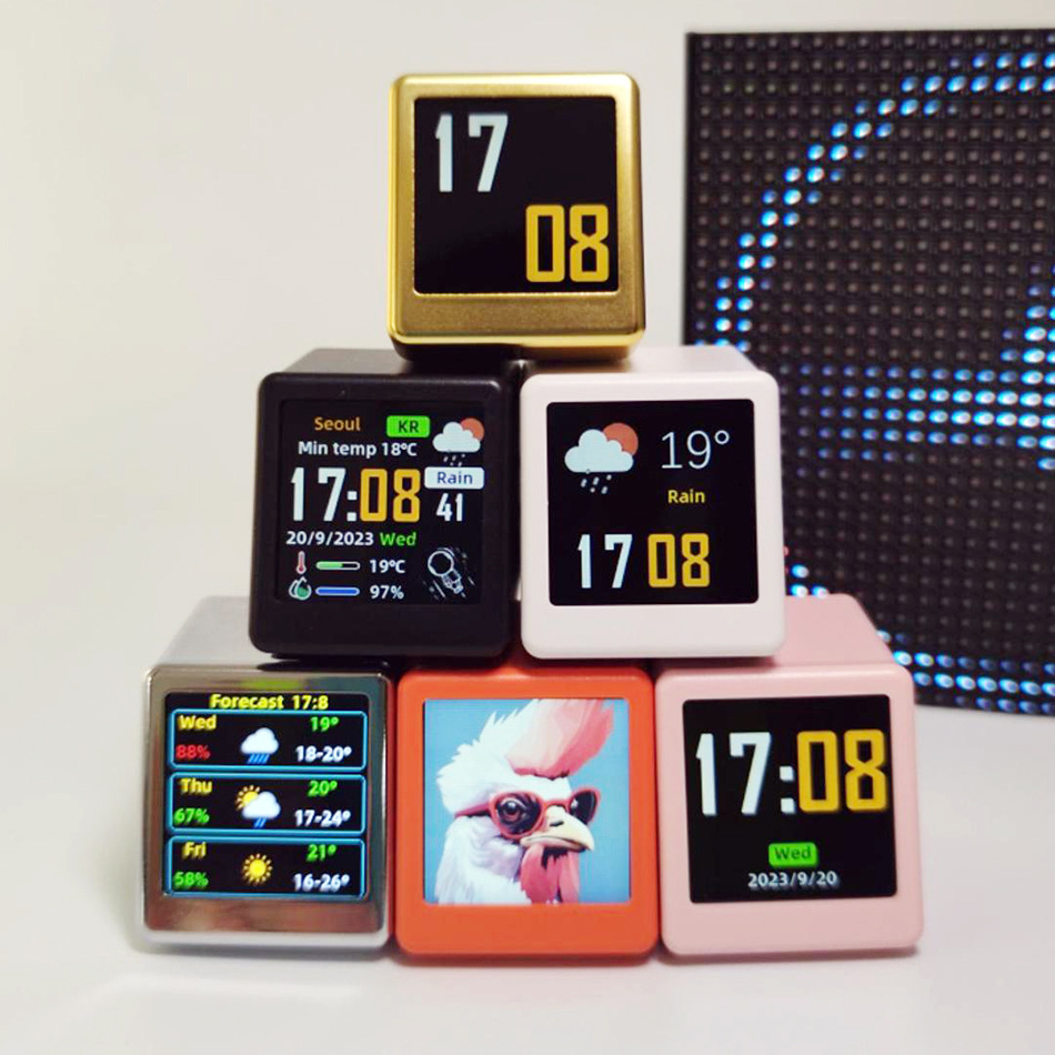 Diy Electronics Desk - Mini Size Slimme Wifi Weersvoorspelling Station