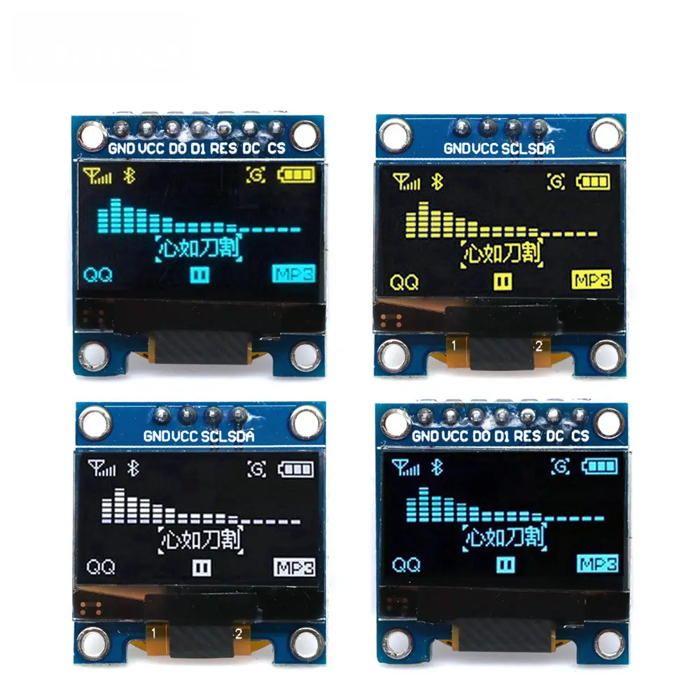 I2C Lcd Display - Hoogcontrast 0,96-inch OLED-scherm SSD1306 - I2C