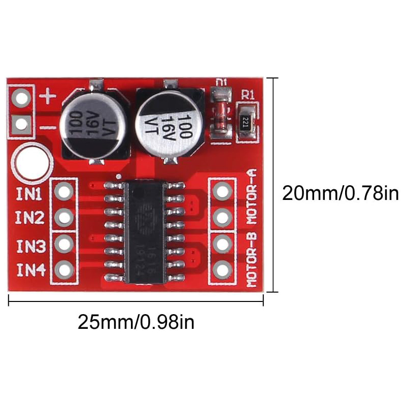 4/10pcs MX1508 DC Motor Driver - L298N Motor Driver recensie en prijs