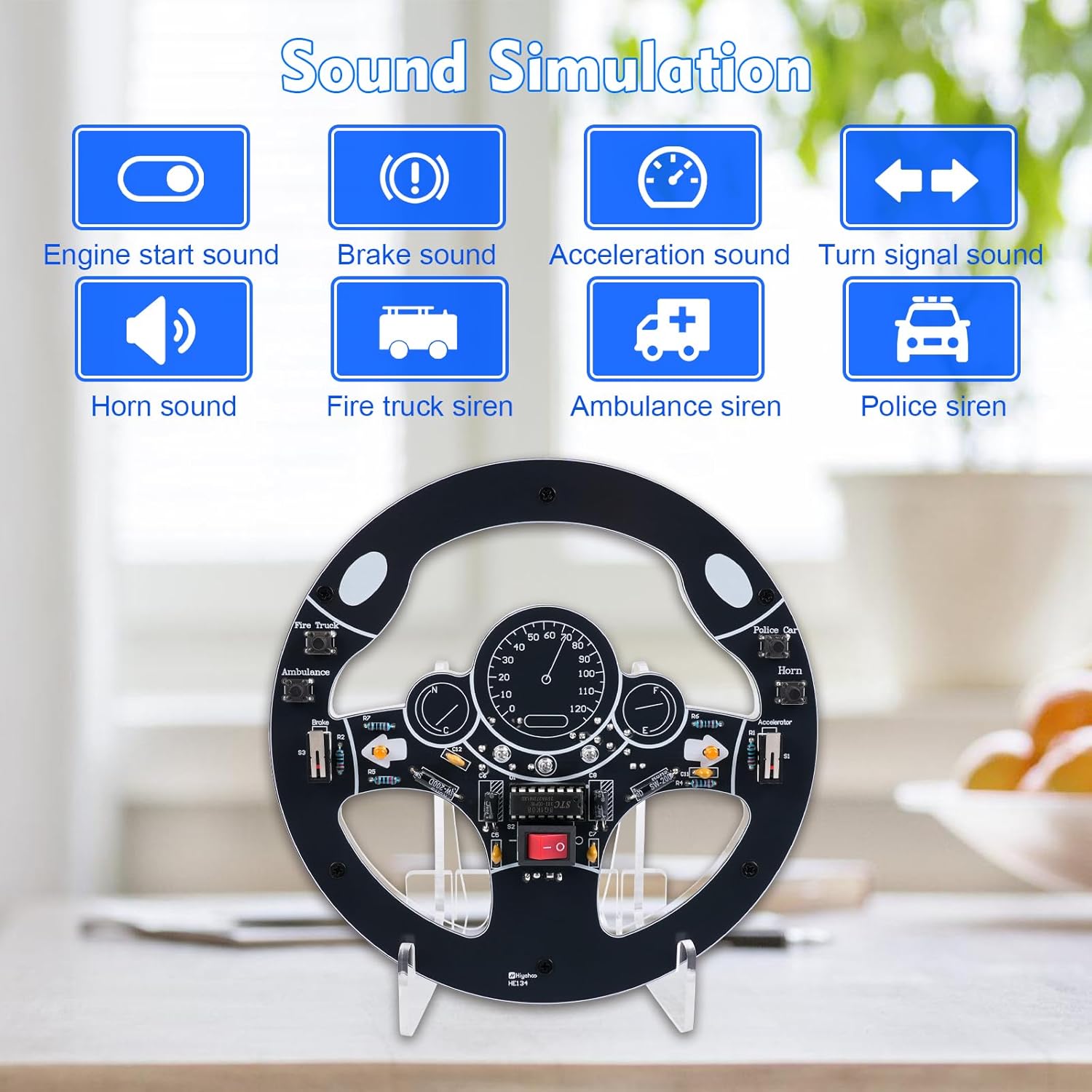 Auto-stuurwiel DIY-soldeerkit  - Diy Electronics Kits For Adults recensie en prijs