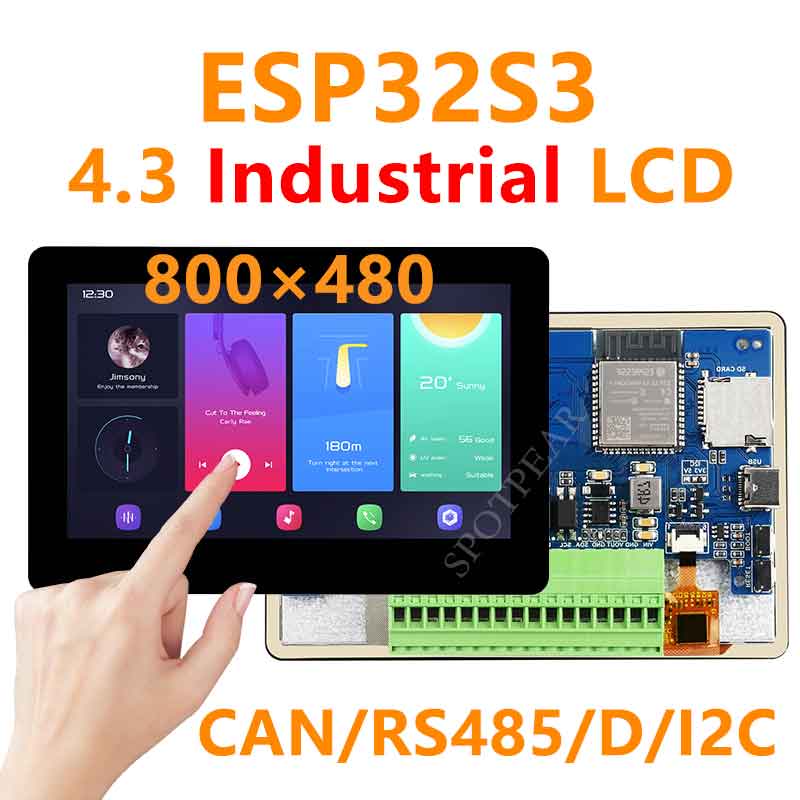 ESP32 S3 800x480 Captive Touch - I2C Lcd Display recensie en prijs