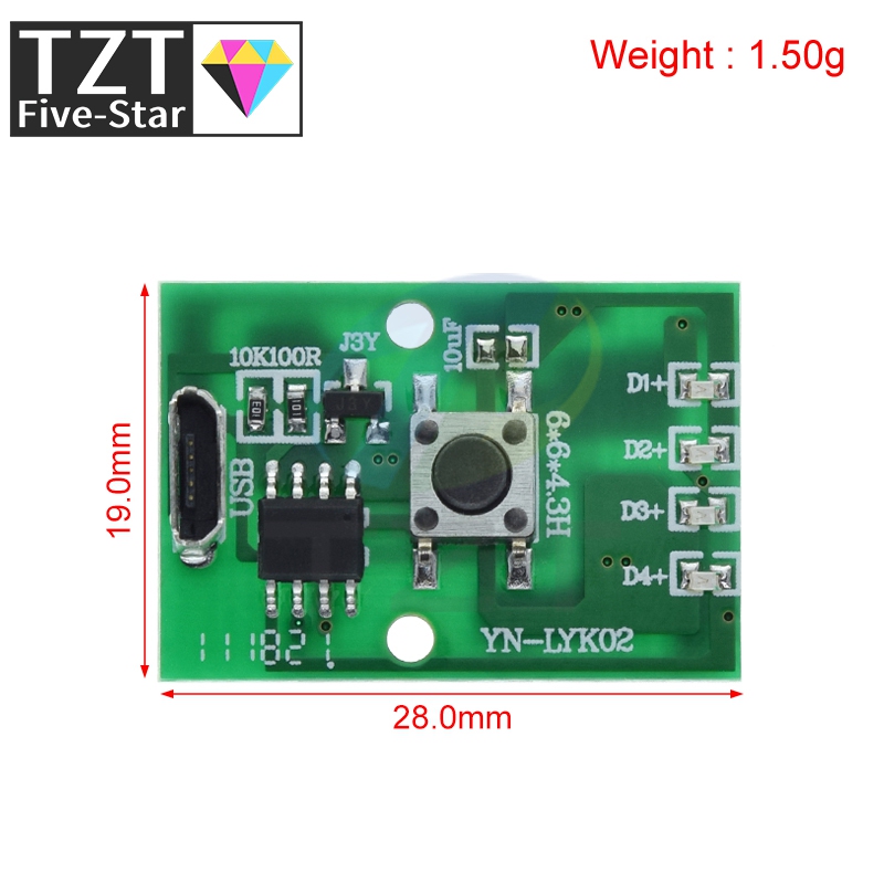 1/5PCS Zaklamp Driver Board Ko - Diy Electronics Desk recensie en prijs