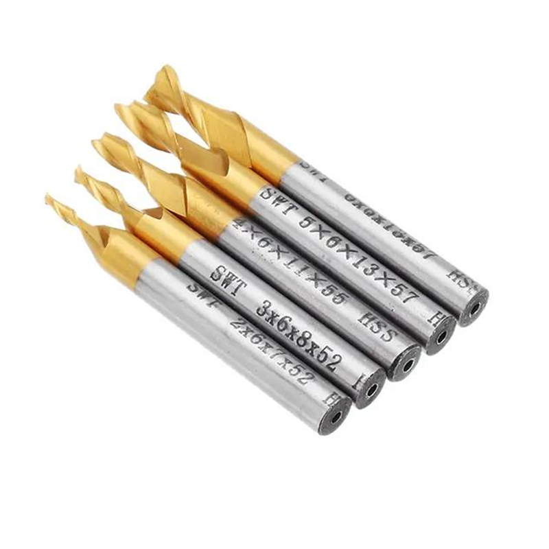 5 Stuks 2 Fluit Eindfrees HSS  - Diy Cnc Router Electronics recensie en prijs