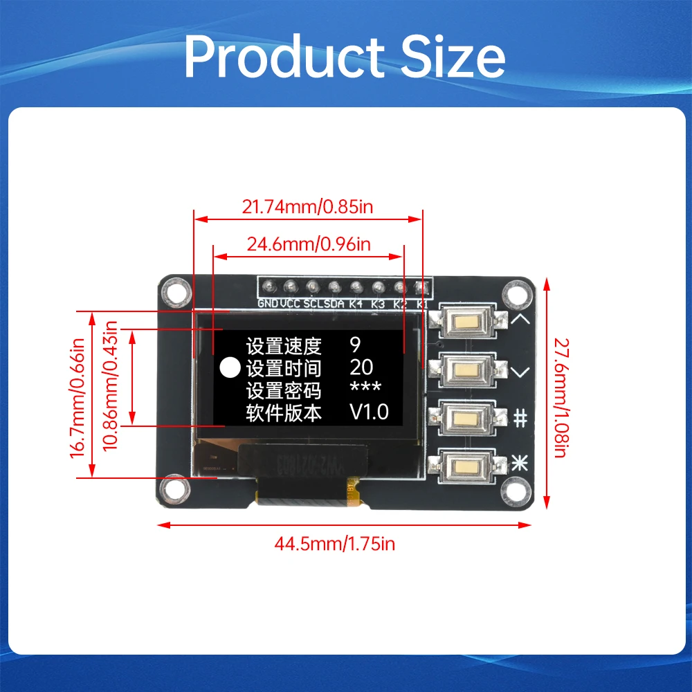 Voor Arduino 0.96 inch OLED Di - I2C Lcd Display recensie en prijs
