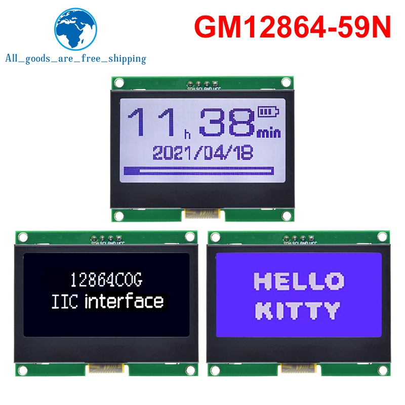 1/3 STKS 12864 IIC LCD Module  - I2C Lcd Display recensie en prijs