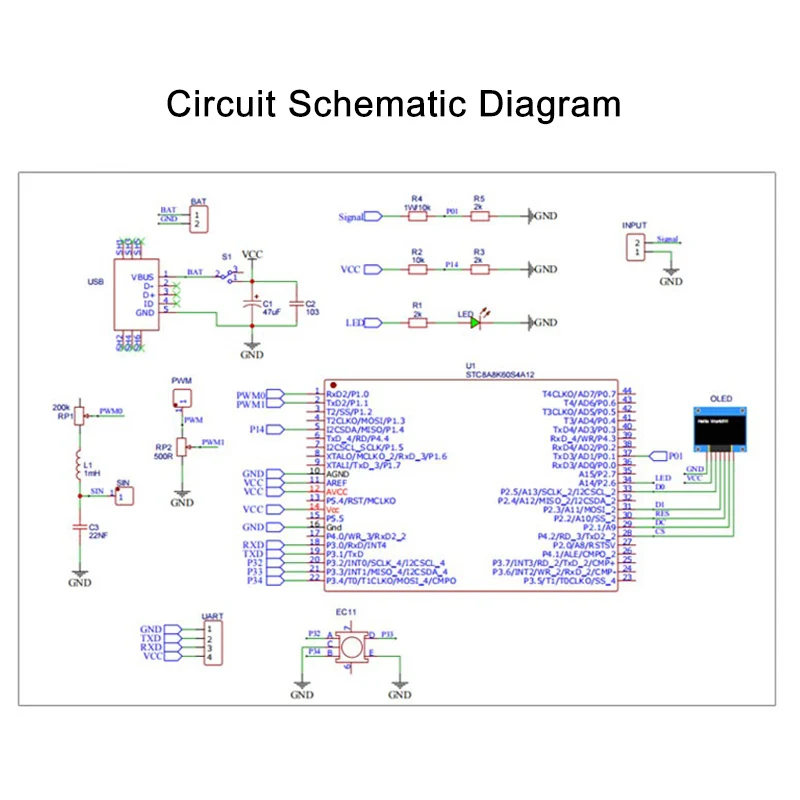 STC8K8A Microcontroller Kit DI - Oscilloscope Dso Mini recensie en prijs