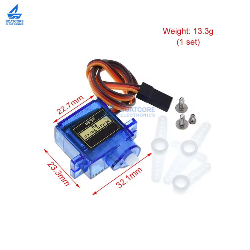 1 STKS SG90 9g 1.6 KG Mini Mic - Diy Boat Electronics recensie en prijs