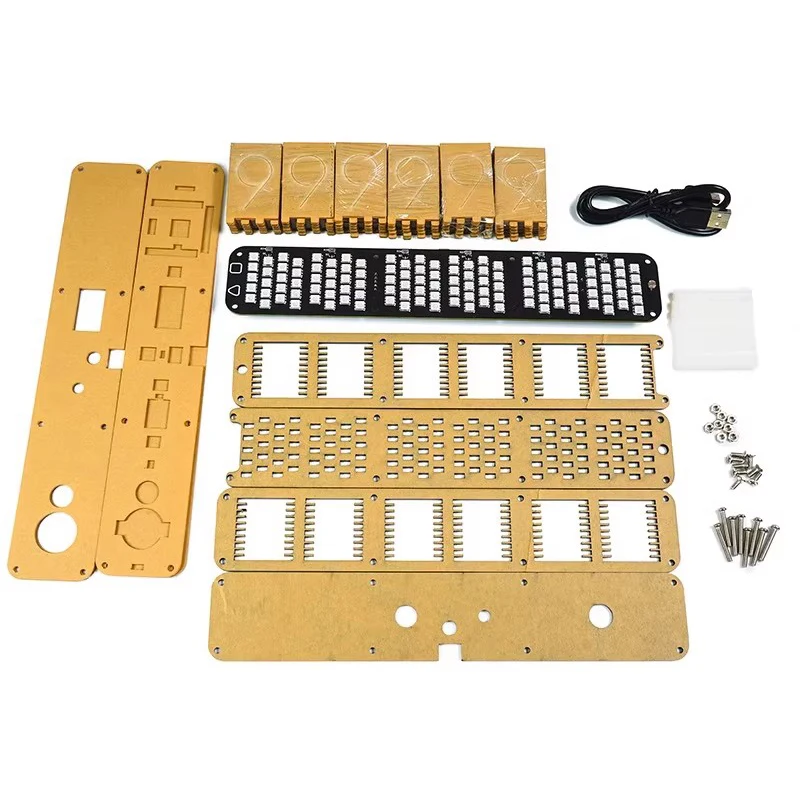 Glow Tube Clock Kit DIY Elektr - Diy Electronics Desk recensie en prijs