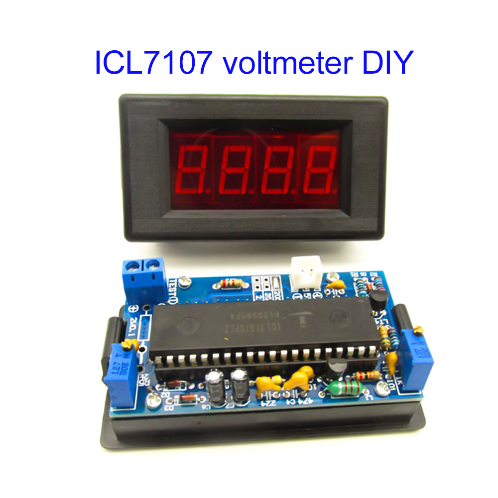 ICL7107 Voltmeter DIY Kit Onde - Diy Analog Electronics recensie en prijs