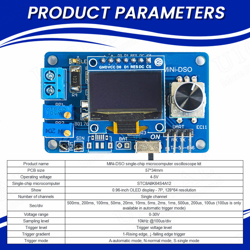 DIY Mini Digitale Oscilloscoop - Oscilloscope Dso Mini recensie en prijs