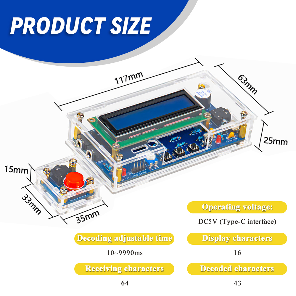 DIY-telegraafdecoderen met dig - R/Diy Electronics recensie en prijs