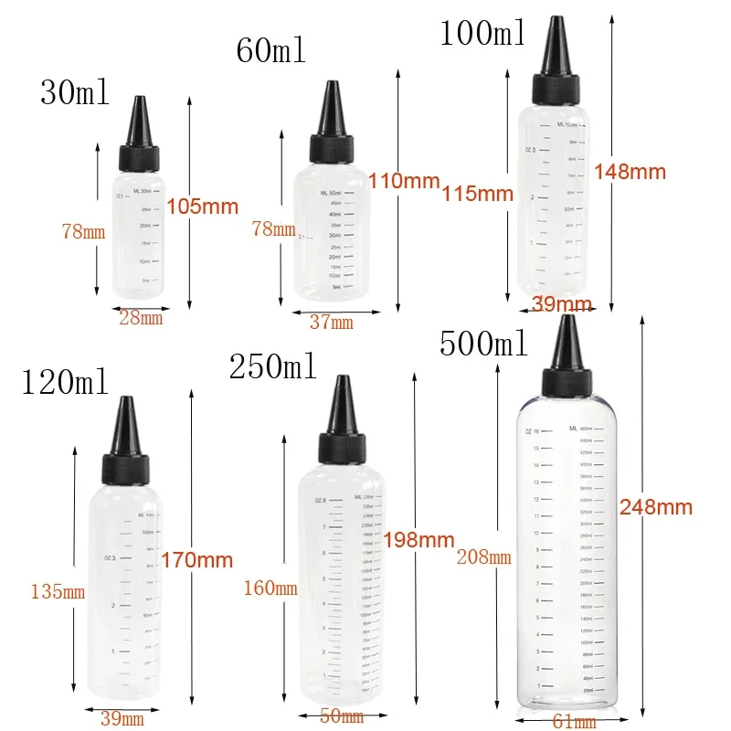 5PCS 30ml-500ml Lege Plastic T - Diy Vape Electronics recensie en prijs