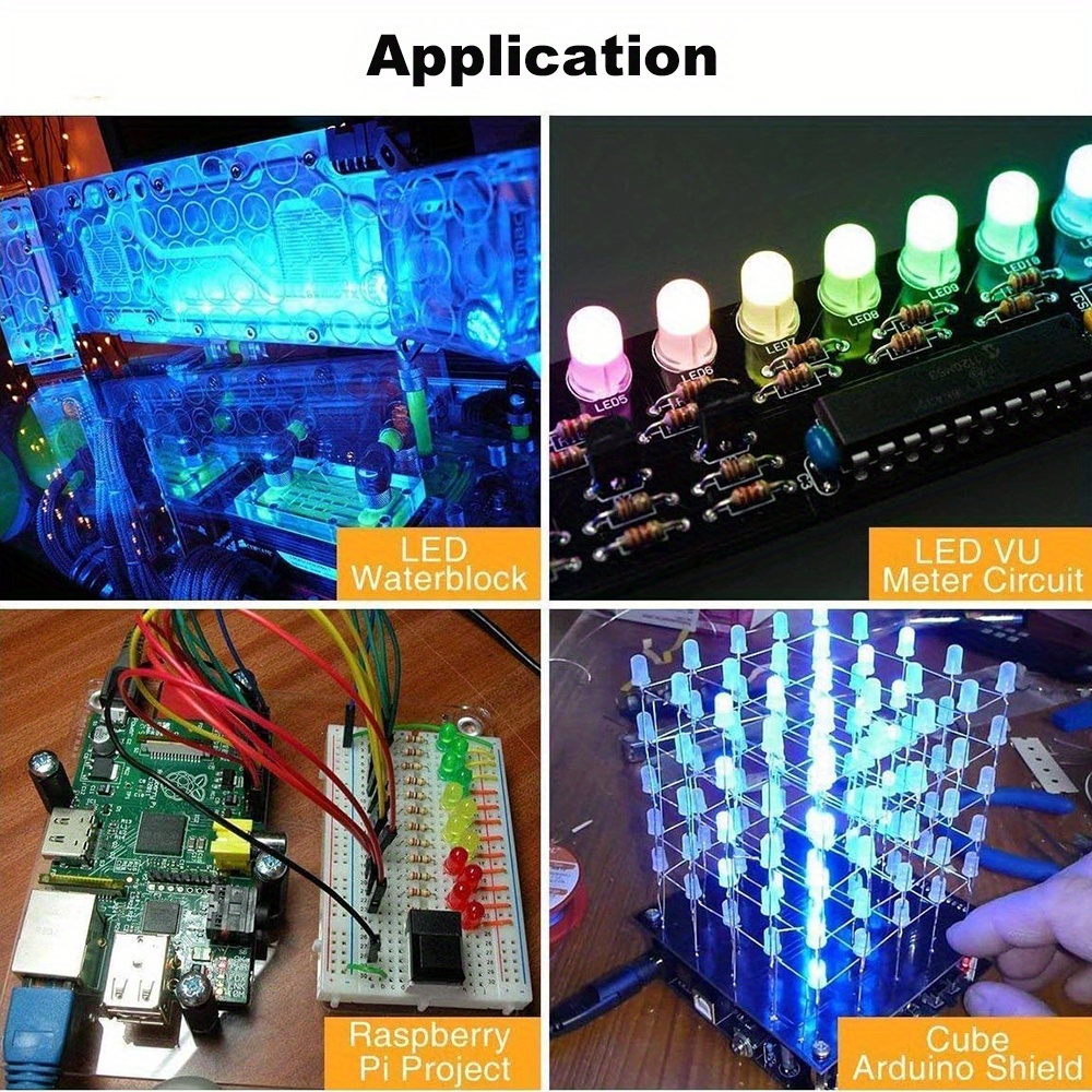 100/200PCS 3mm 5mm Multicolor  - R/Diy Electronics recensie en prijs