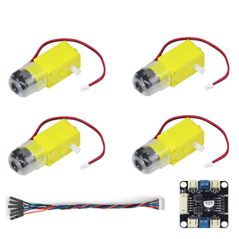 4 TT Motor en Driver Kit 4 DC  - L298N Motor Driver recensie en prijs