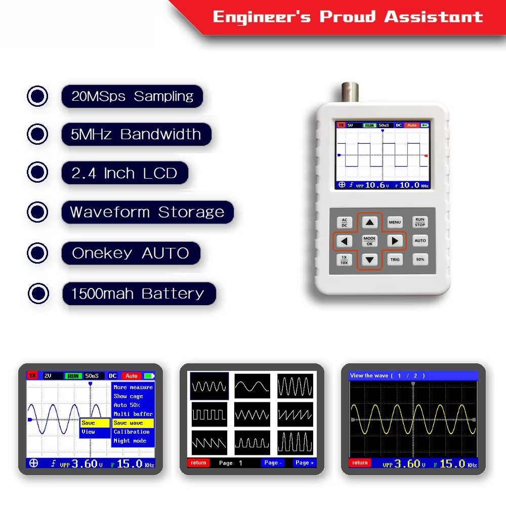 DSO PRO Handheld Mini Draagbar - Oscilloscope Dso Mini recensie en prijs