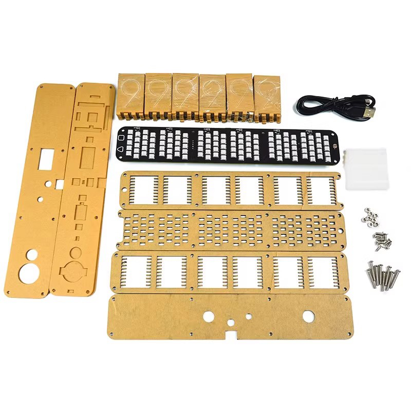 Glow Tube Clock Kit DIY elektr - Diy Electronics Desk recensie en prijs