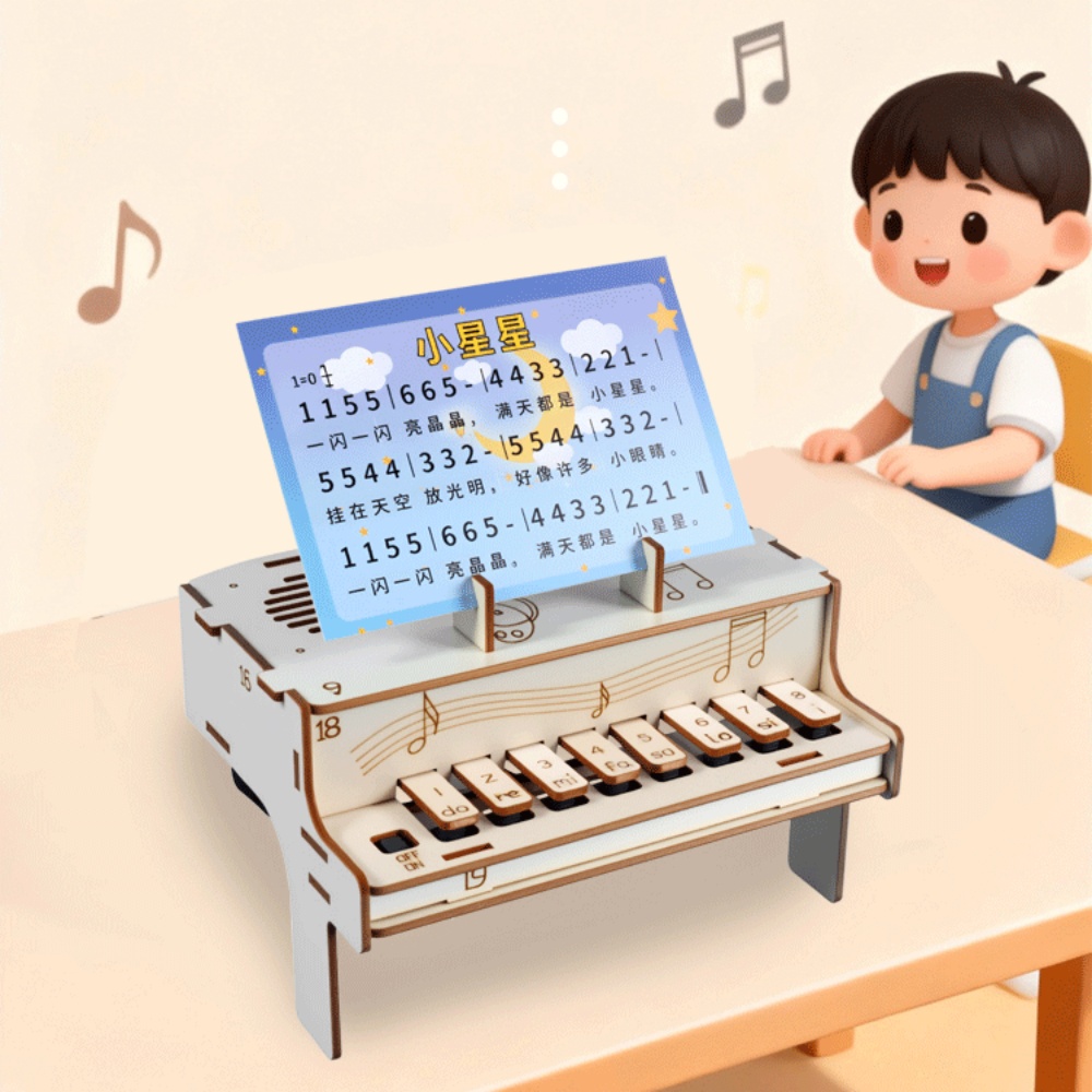 DIY houten elektronische piano - Diy Electronics Kits For Adults recensie en prijs
