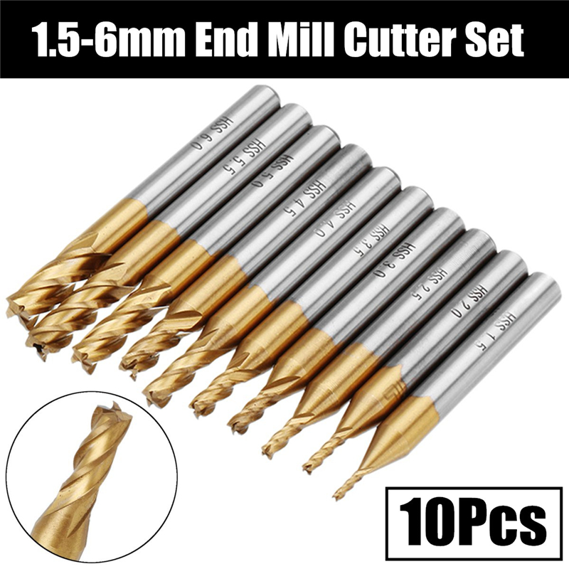 4 Fluiten Frezen HSS Titanium  - Diy Cnc Router Electronics recensie en prijs