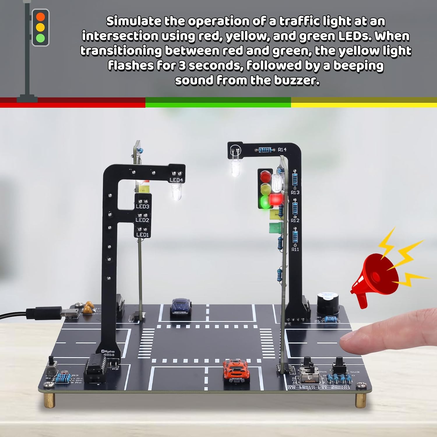 Verkeerslichtsimulatorset met  - Diy Electronics Kits For Adults recensie en prijs