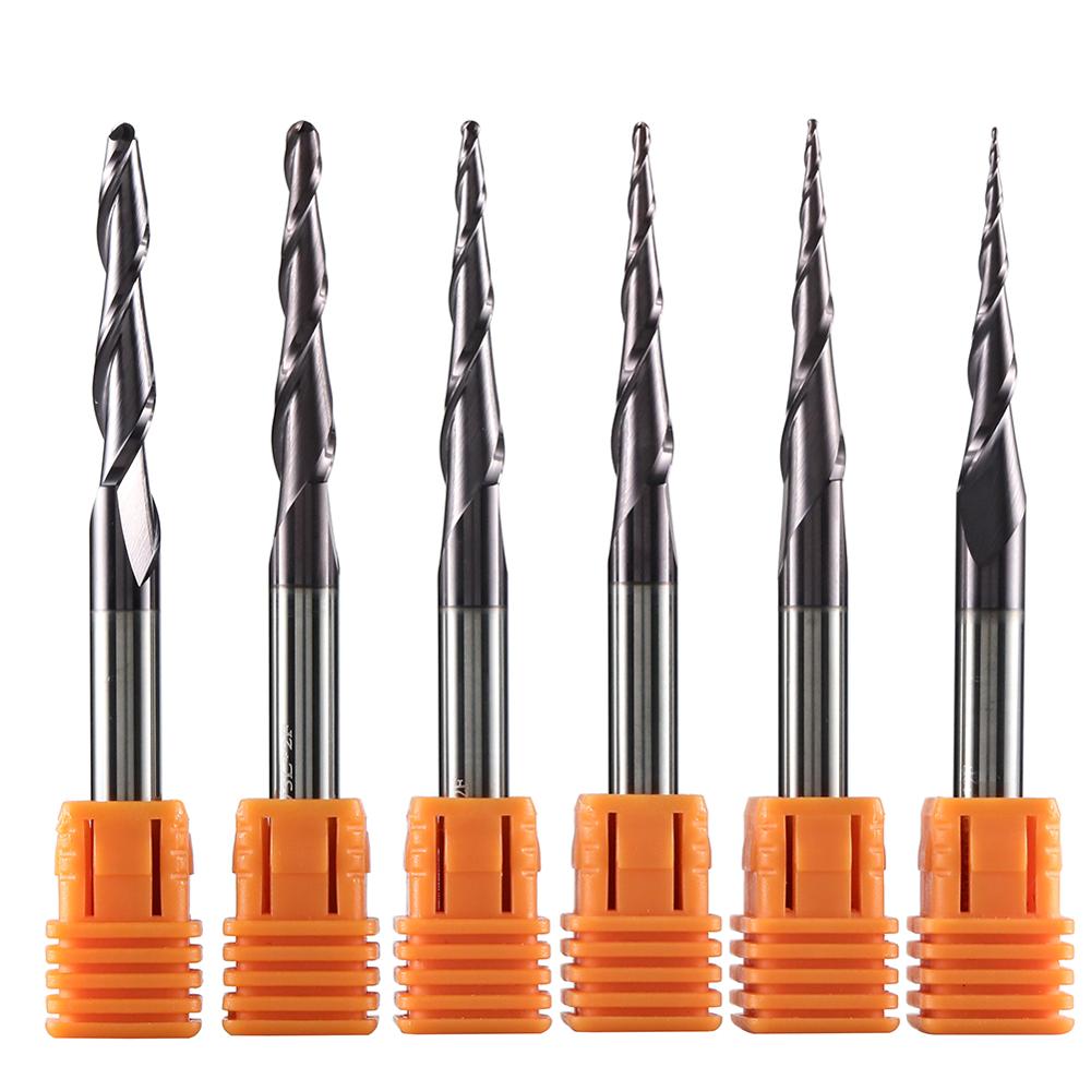 1 stks Vhm Gecoat Taper Kogelf - Diy Cnc Router Electronics recensie en prijs