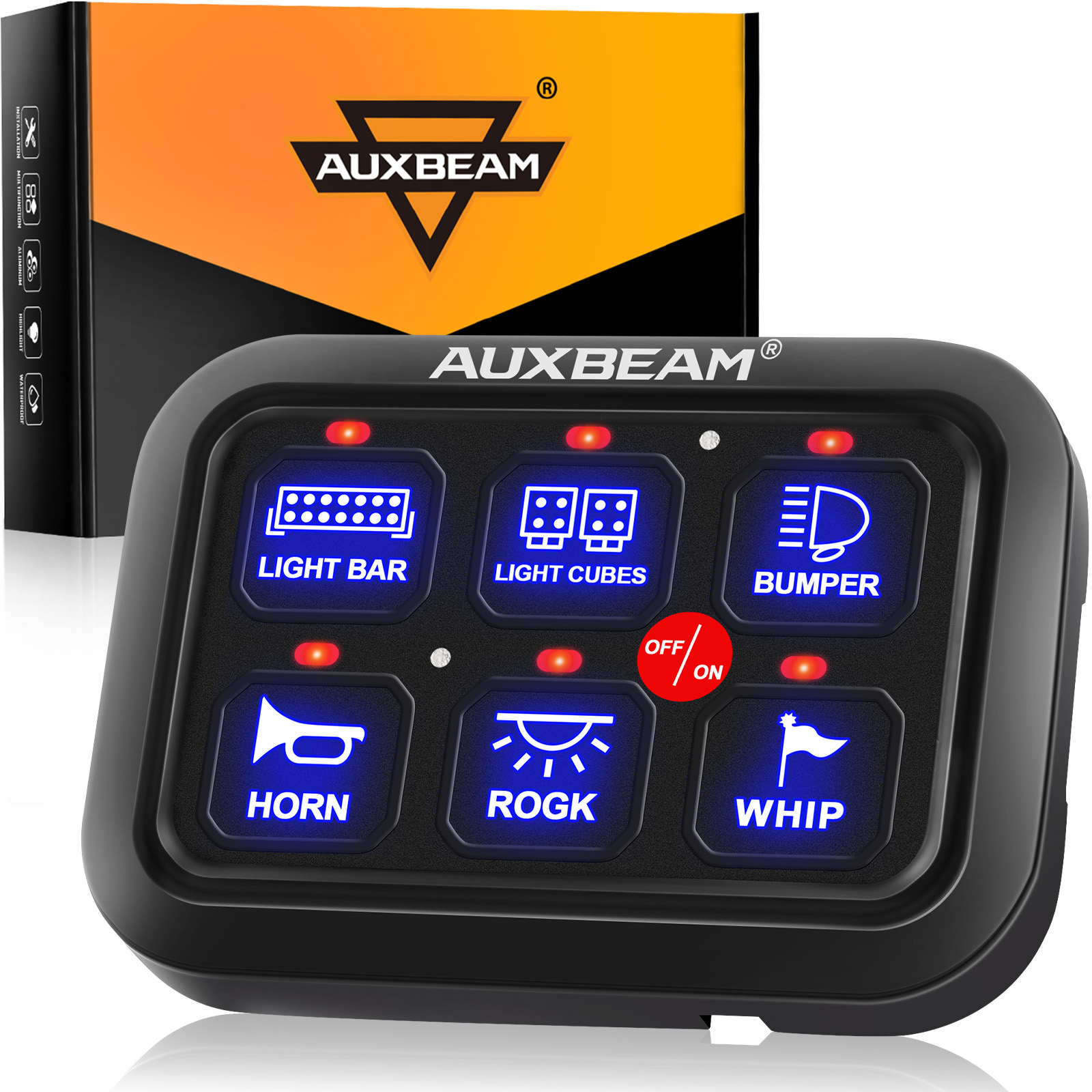 AUXBEAM 720 W universeel schak - Diy Boat Electronics recensie en prijs